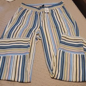 Elastic Waist Wide Legs Pants